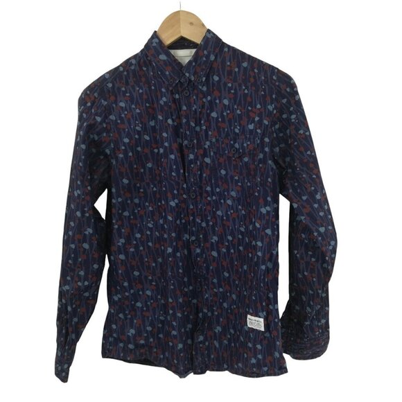 Norse Projects Abstract Button Down Up Long Sleeve Shirt Size S Anton Branch - Picture 6 of 13